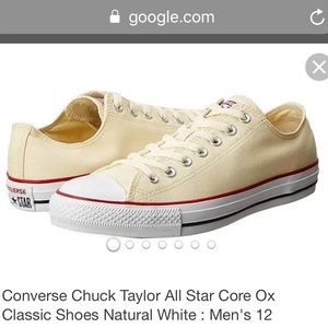 Off-white converse size 8 women’s